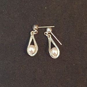 Pearl earrings